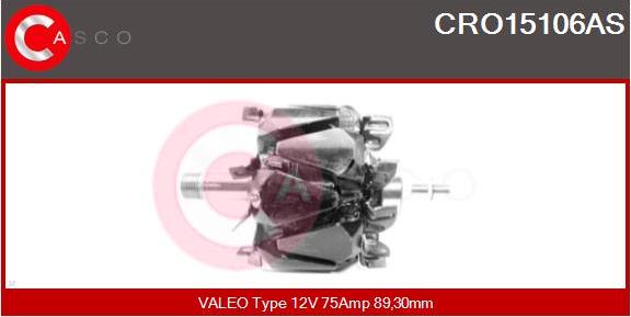 Casco CRO15106AS - Rotors, Ģenerators ps1.lv