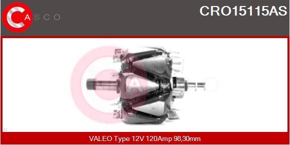 Casco CRO15115AS - Rotors, Ģenerators ps1.lv