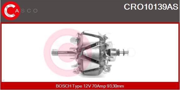 Casco CRO10139AS - Rotors, Ģenerators ps1.lv