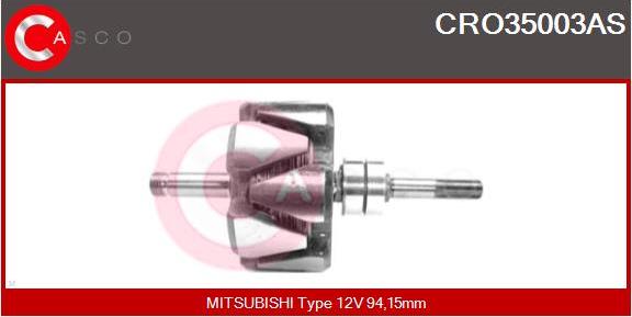 Casco CRO35003AS - Rotors, Ģenerators ps1.lv