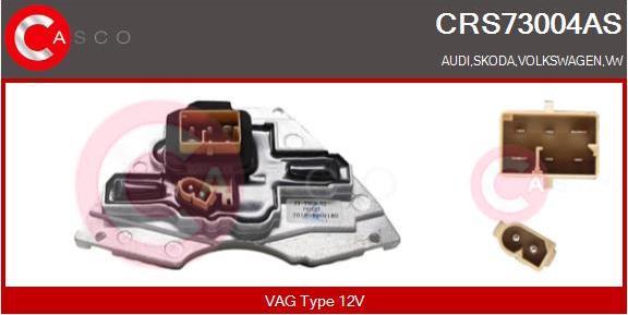 Casco CRS73004AS - Rezistors, Salona ventilators ps1.lv