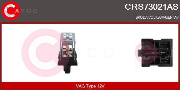 Casco CRS73021AS - Rezistors, Salona ventilators ps1.lv