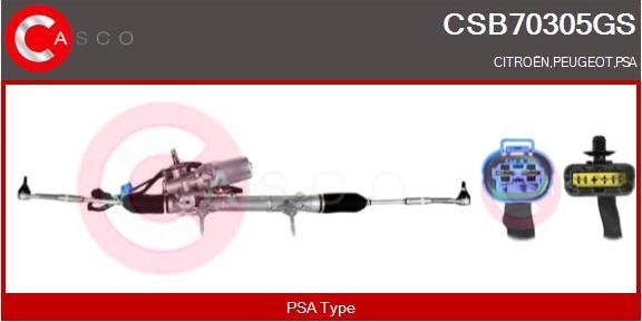 Casco CSB70305GS - Stūres mehānisms ps1.lv