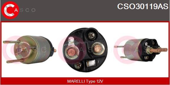 Casco CSO30119AS - Ievilcējrelejs, Starteris ps1.lv