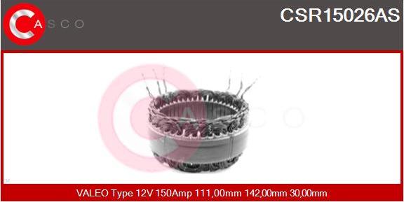 Casco CSR15026AS - Stators, Ģenerators ps1.lv