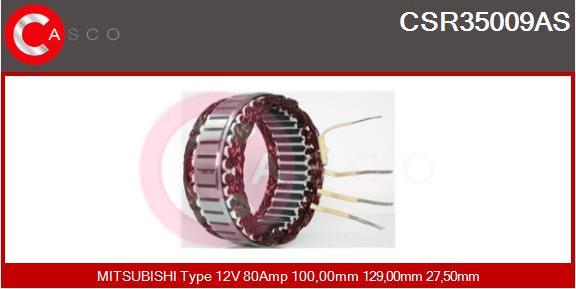 Casco CSR35009AS - Stators, Ģenerators ps1.lv