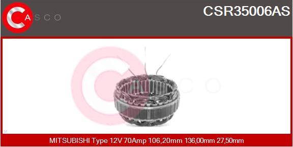 Casco CSR35006AS - Stators, Ģenerators ps1.lv