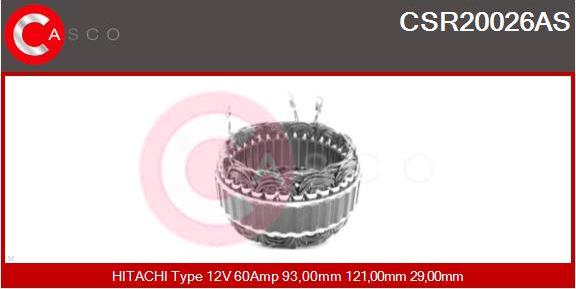 Casco CSR20026AS - Stators, Ģenerators ps1.lv