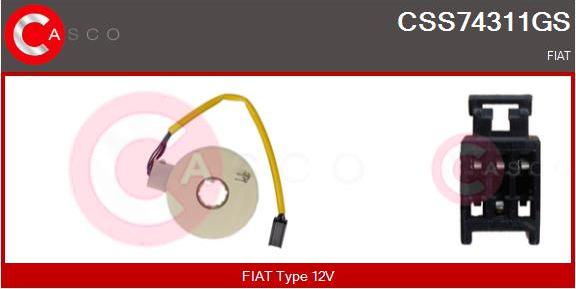 Casco CSS74311GS - Pagrieziena leņķa devējs ps1.lv