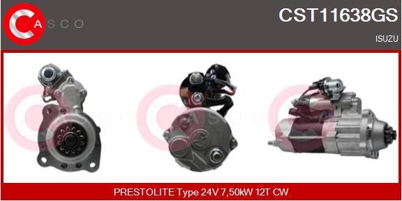 Casco CST11638GS - Starteris ps1.lv