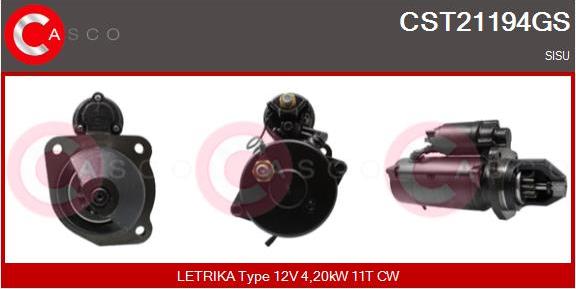 Casco CST21194GS - Starteris ps1.lv