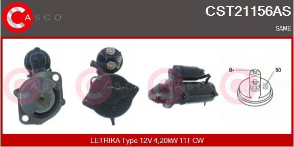 Casco CST21156AS - Starteris ps1.lv