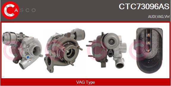Casco CTC73096AS - Kompresors, Turbopūte ps1.lv