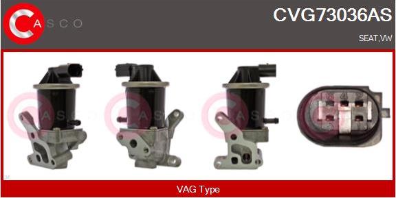 Casco CVG73036AS - Izpl. gāzu recirkulācijas vārsts ps1.lv