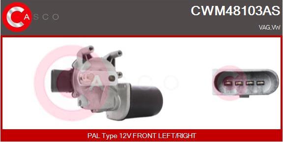 Casco CWM48103AS - Stikla tīrītāju motors ps1.lv
