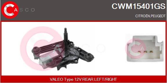 Casco CWM15401GS - Stikla tīrītāju motors ps1.lv