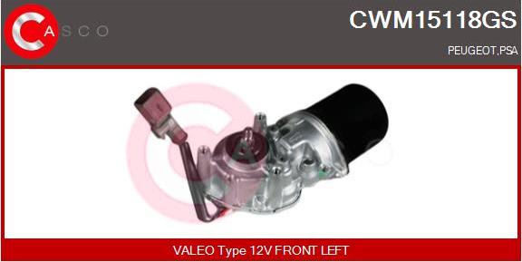 Casco CWM15118GS - Stikla tīrītāju motors ps1.lv