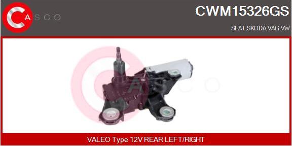 Casco CWM15326GS - Stikla tīrītāju motors ps1.lv