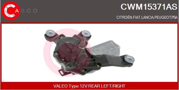 Casco CWM15371AS - Stikla tīrītāju motors ps1.lv