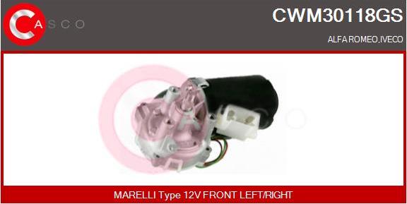 Casco CWM30118GS - Stikla tīrītāju motors ps1.lv