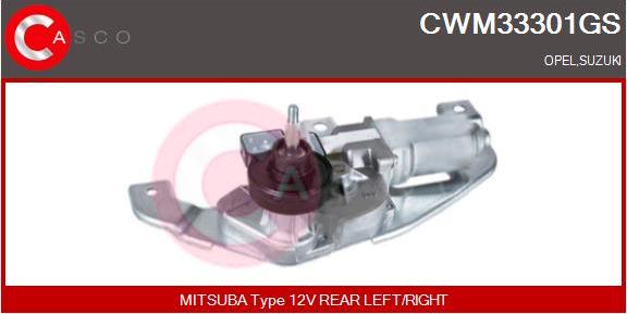 Casco CWM33301GS - Stikla tīrītāju motors ps1.lv