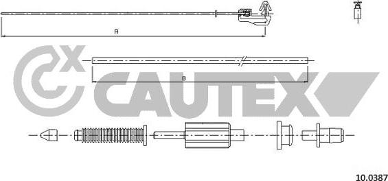 Cautex 765771 - Akseleratora trose ps1.lv