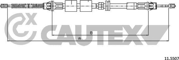 Cautex 761401 - Trose, Stāvbremžu sistēma ps1.lv