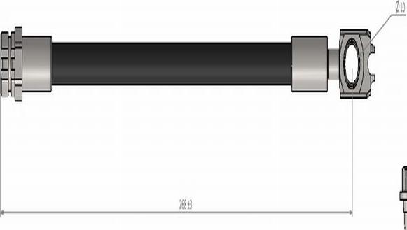 CAVO C900 642A - Bremžu šļūtene ps1.lv