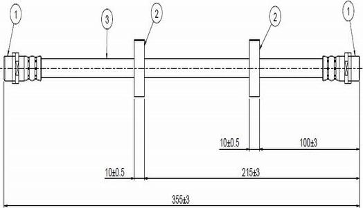 CAVO C800 428A - Bremžu šļūtene ps1.lv