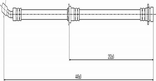 CAVO C800 696A - Bremžu šļūtene ps1.lv