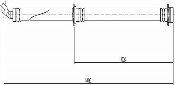 CAVO C800 692A - Bremžu šļūtene ps1.lv