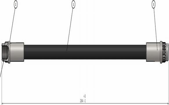 CAVO C800 756A - Bremžu šļūtene ps1.lv