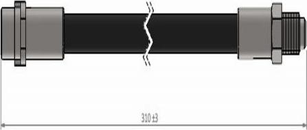 CAVO C800 739A - Bremžu šļūtene ps1.lv