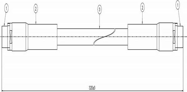 CAVO C801 002A - Bremžu šļūtene ps1.lv