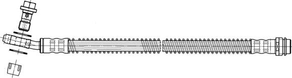 CEF 512444 - Bremžu šļūtene ps1.lv