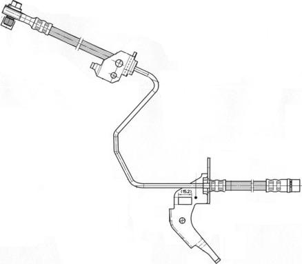 CEF 512281 - Bremžu šļūtene ps1.lv