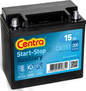 CENTRA CK151 - Startera akumulatoru baterija ps1.lv