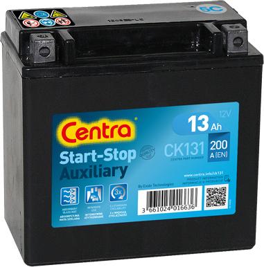 CENTRA CK131 - Startera akumulatoru baterija ps1.lv