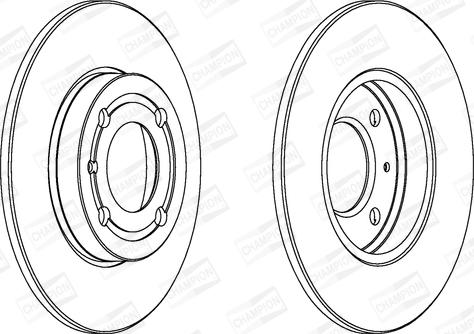 Champion 561980CH - Bremžu diski ps1.lv