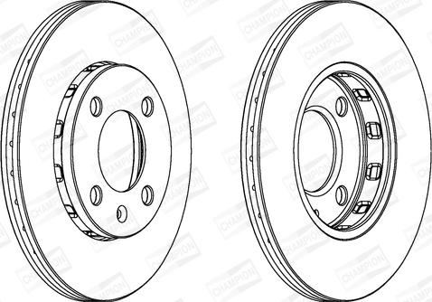 Champion 561981CH - Bremžu diski ps1.lv