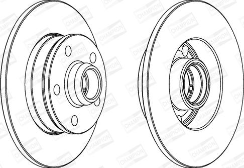 Champion 561620CH - Bremžu diski ps1.lv