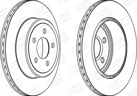 Champion 563034CH-1 - Bremžu diski ps1.lv
