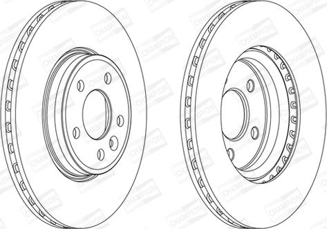 Champion 562466CH - Bremžu diski ps1.lv