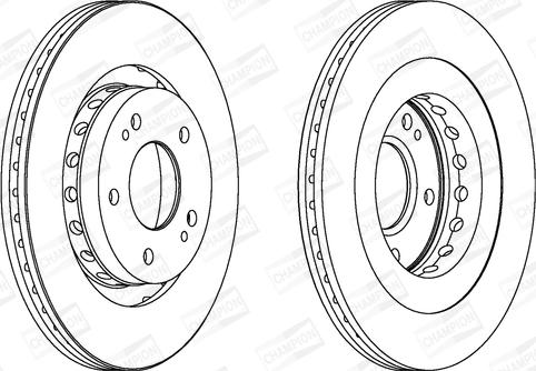 Champion 562528CH - Bremžu diski ps1.lv