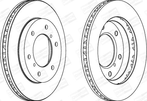 Champion 562572CH - Bremžu diski ps1.lv
