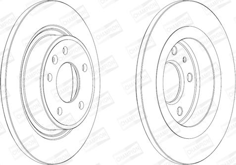 Champion 562640CH - Bremžu diski ps1.lv