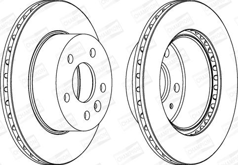 Champion 562054CH - Bremžu diski ps1.lv