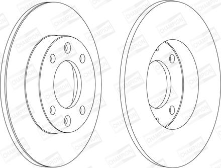 Champion 562130CH - Bremžu diski ps1.lv