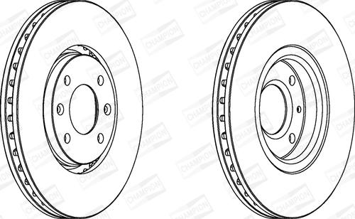 Champion 562131CH - Bremžu diski ps1.lv