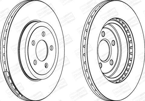 Champion 562868CH-1 - Bremžu diski ps1.lv
